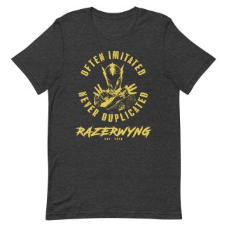 Razerwyng "Often Imitated, Never Duplicated" Short Sleeve Unisex t-shirt