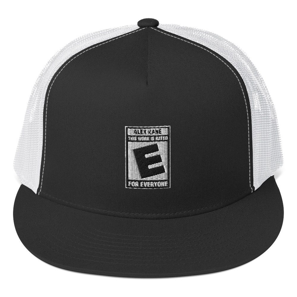 Alex Kane "THIS WORK IS RATED E" Trucker Cap