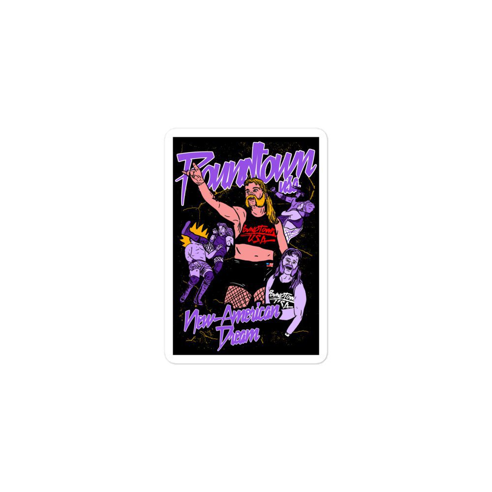 G. G. Jacobs "Purple Pain" Bubble-free stickers