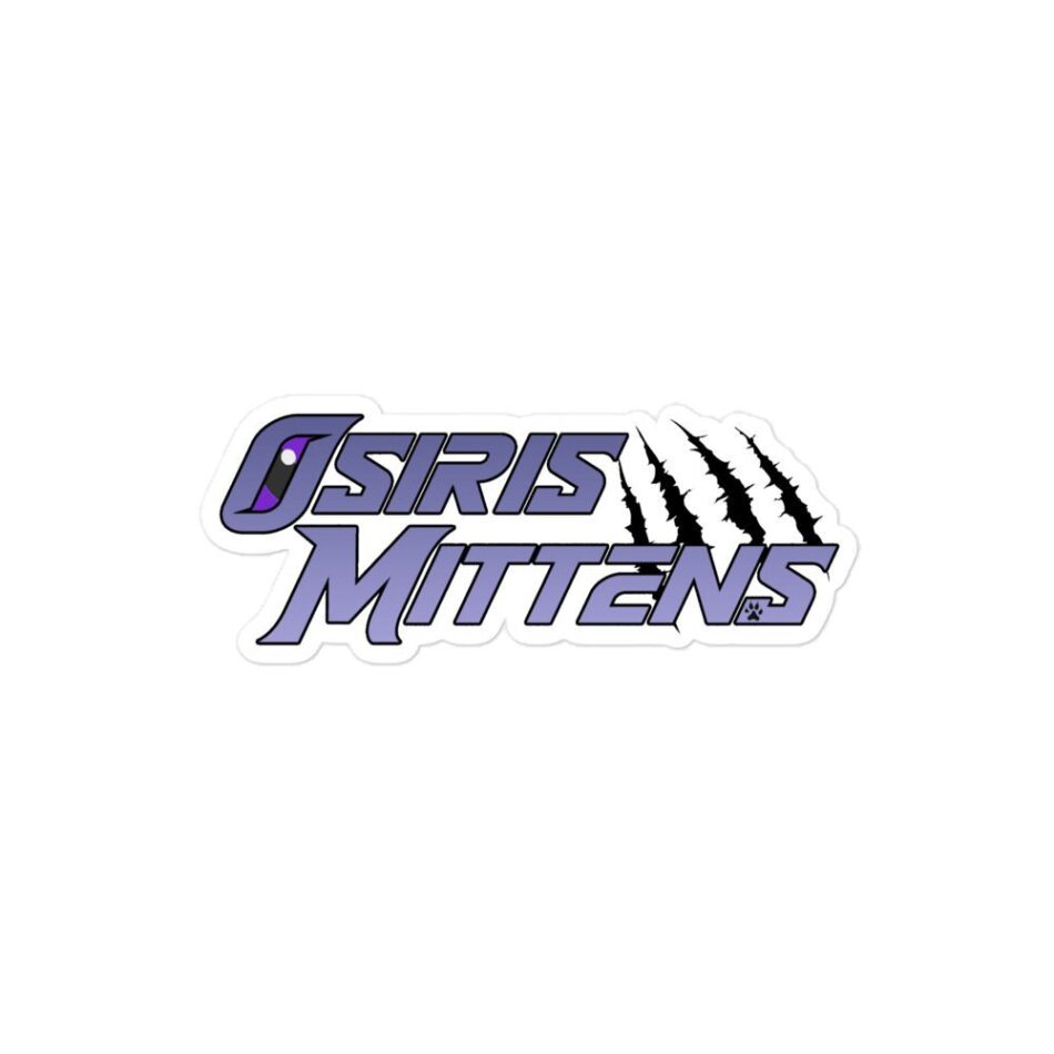 Osiris Mittens "Danger Cat" Bubble-free stickers