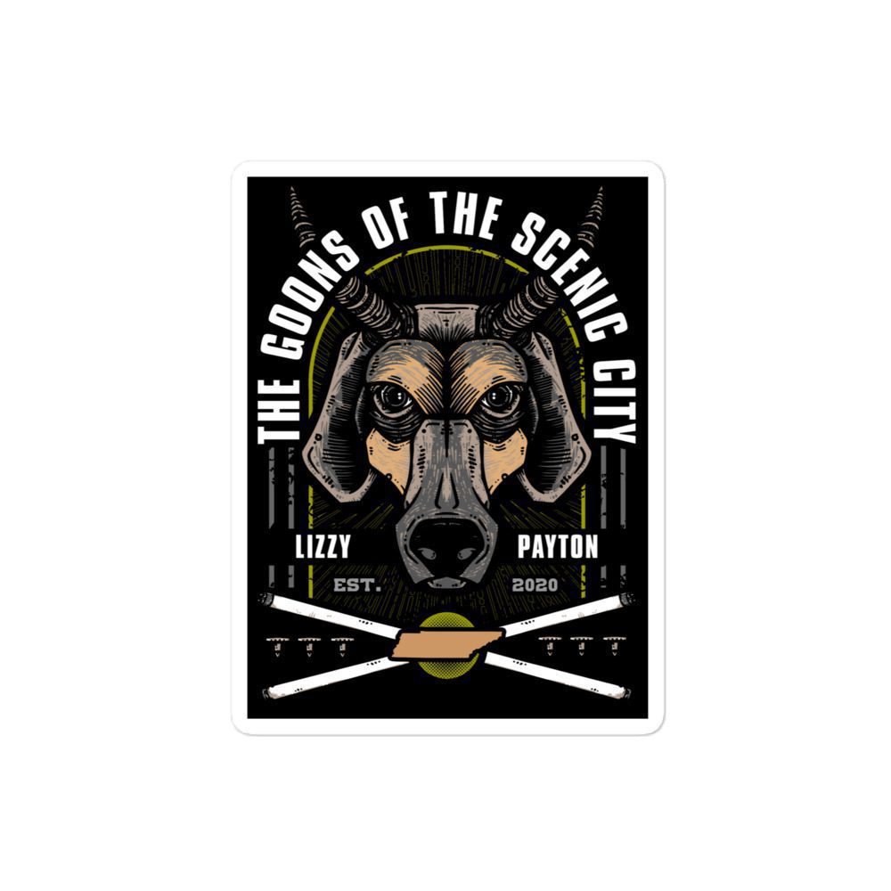 Lizzy Blair "Death Match Chong" Bubble-free stickers