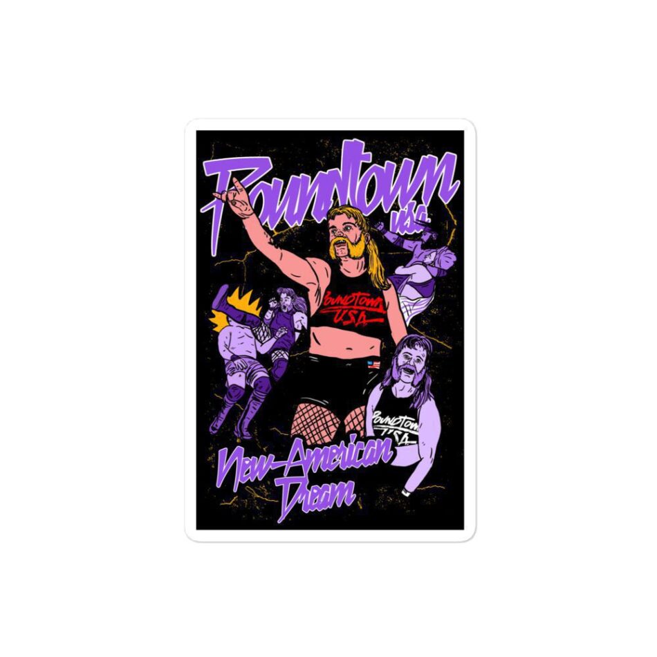 G. G. Jacobs "Purple Pain" Bubble-free stickers