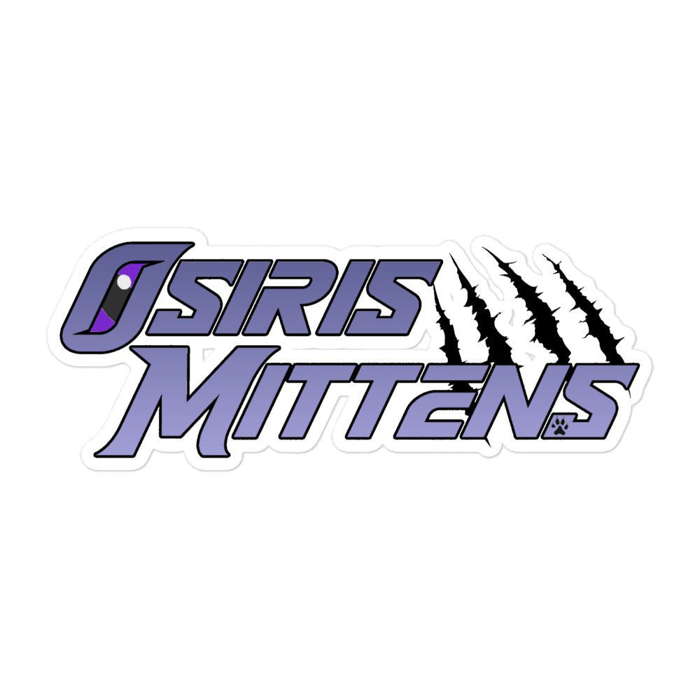Osiris Mittens "Danger Cat" Bubble-free stickers
