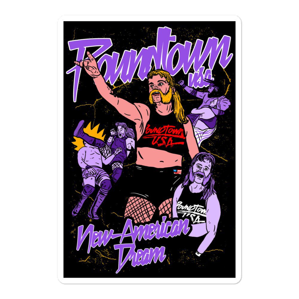 G. G. Jacobs "Purple Pain" Bubble-free stickers