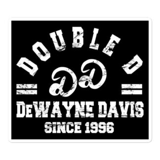 DeWayne Davis "Double D" Bubble-free stickers
