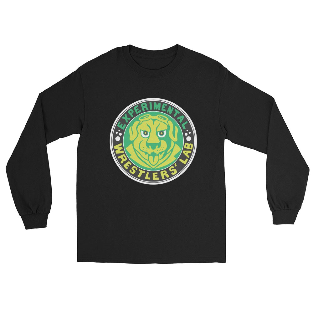 Wrestlers' Lab "Doggo Mark (Green/Yellow)" Unisex Long Sleeve Shirt