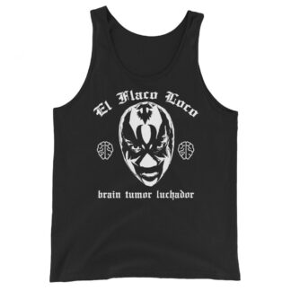 El Flaco Loco "Brain Tumor Luchador" Unisex Tank Top
