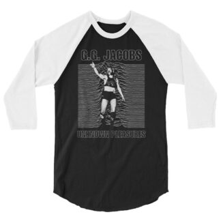 G. G. Jacobs "UNKNOWN PLEASURES" 3/4 sleeve raglan shirt