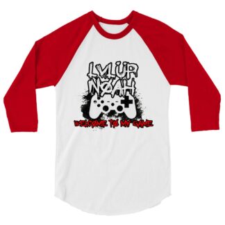 LvlUpNoah "Welcome to My Game" 3/4 sleeve raglan shirt