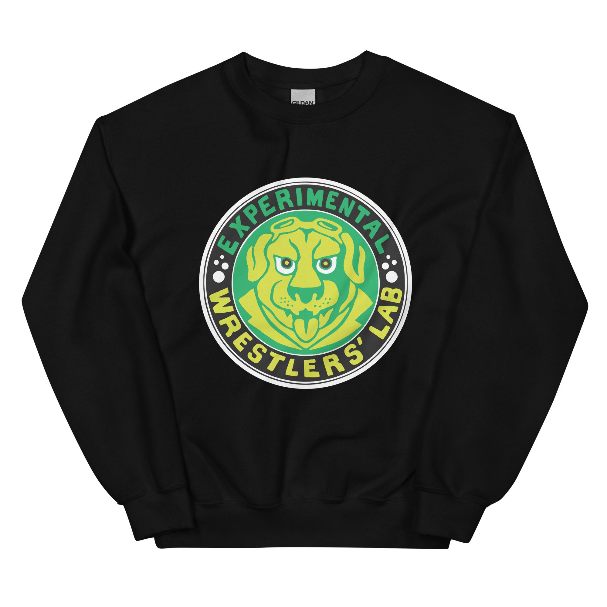 Wrestlers' Lab "Doggo Mark (Green/Yellow)" Unisex Sweatshirt