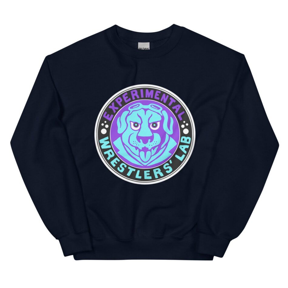 Wrestlers' Lab "Doggo Mark (Blue/Purple)" Unisex Sweatshirt