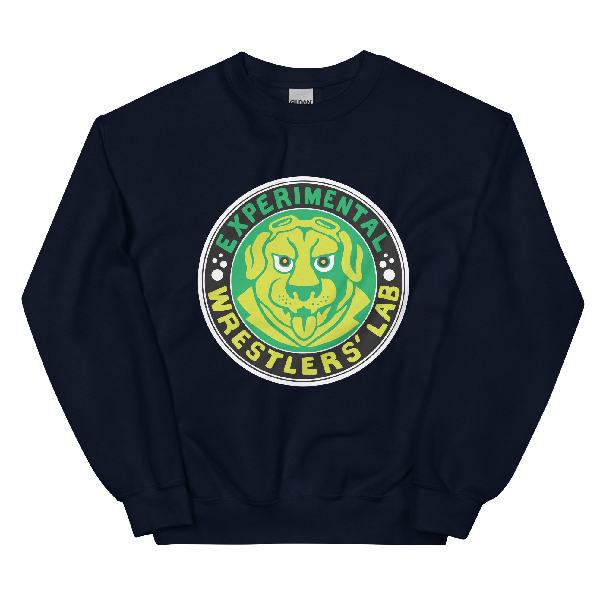 Wrestlers' Lab "Doggo Mark (Green/Yellow)" Unisex Sweatshirt