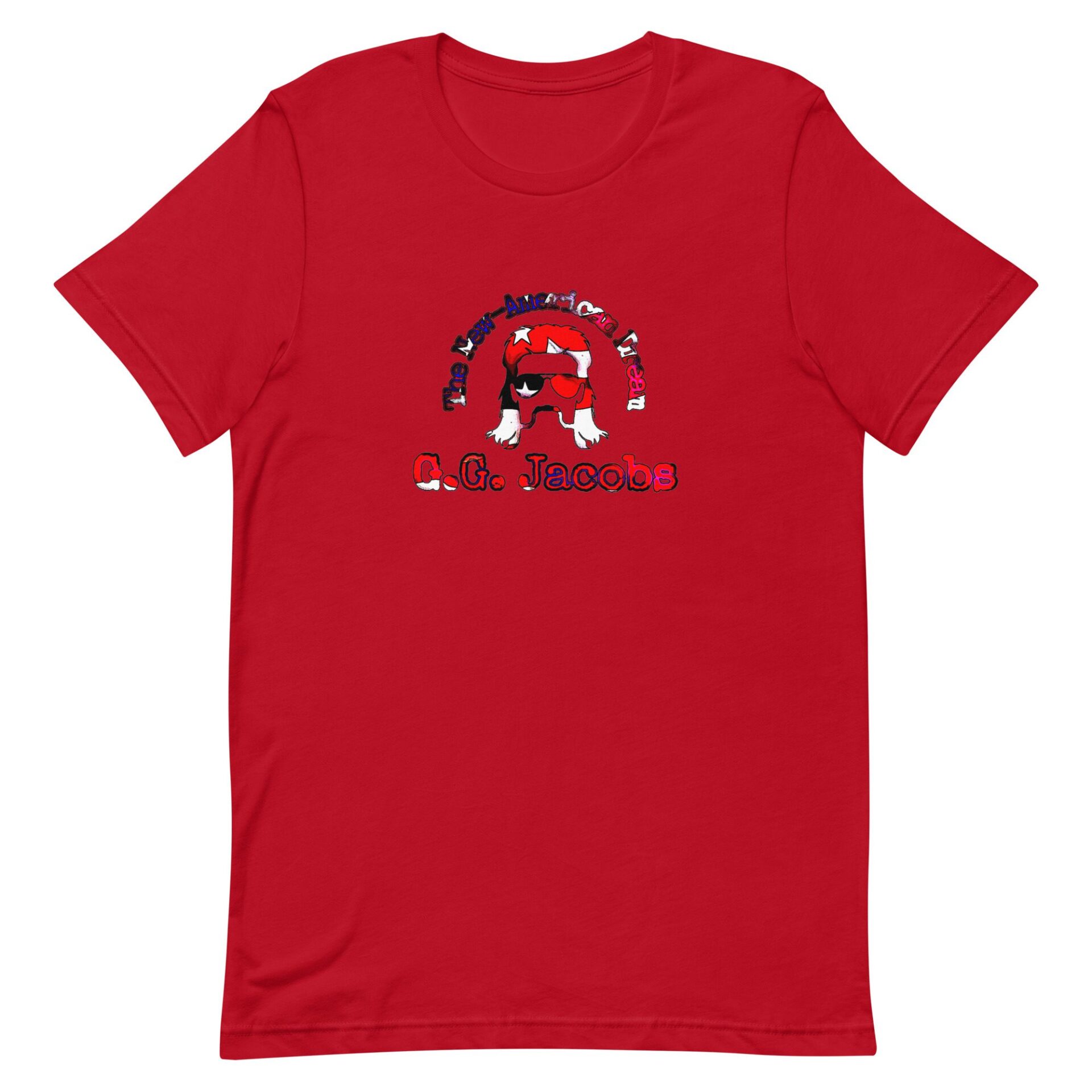 G.G. Jacobs "New-American Dream" Short Sleeve Unisex t-shirt