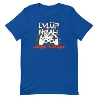 LvlUpNoah "Welcome to My Game" Short Sleeve Unisex t-shirt