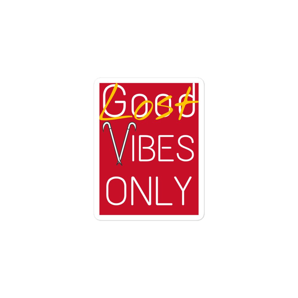 TJ Meyer "Lost Vibes Only" Bubble-free stickers