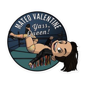 Mateo Valentine "Cartoon Mateo" Bubble-free stickers