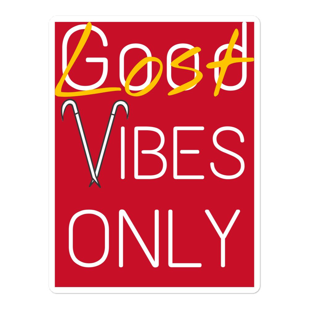 TJ Meyer "Lost Vibes Only" Bubble-free stickers