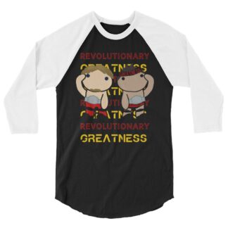 LvlUpNoah "Revolutionary Greatness (Odd1sout theme)" 3/4 sleeve raglan shirt