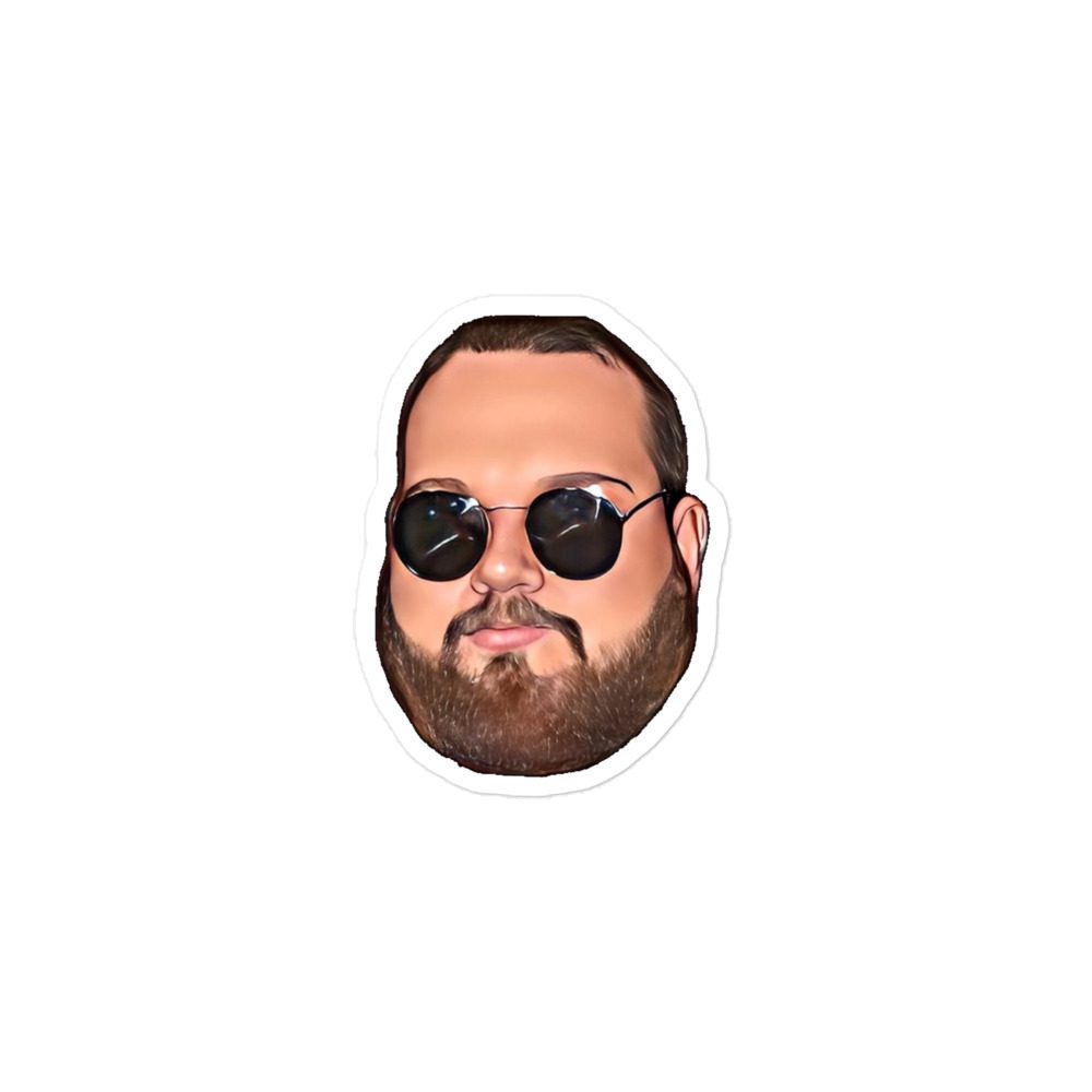 Big John G "Big John G Face" Bubble-free stickers