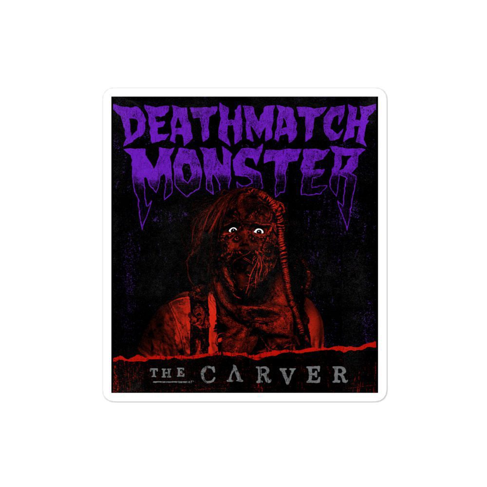 The Carver of Cutters Alley "Deathmatch Monster" Bubble-free stickers