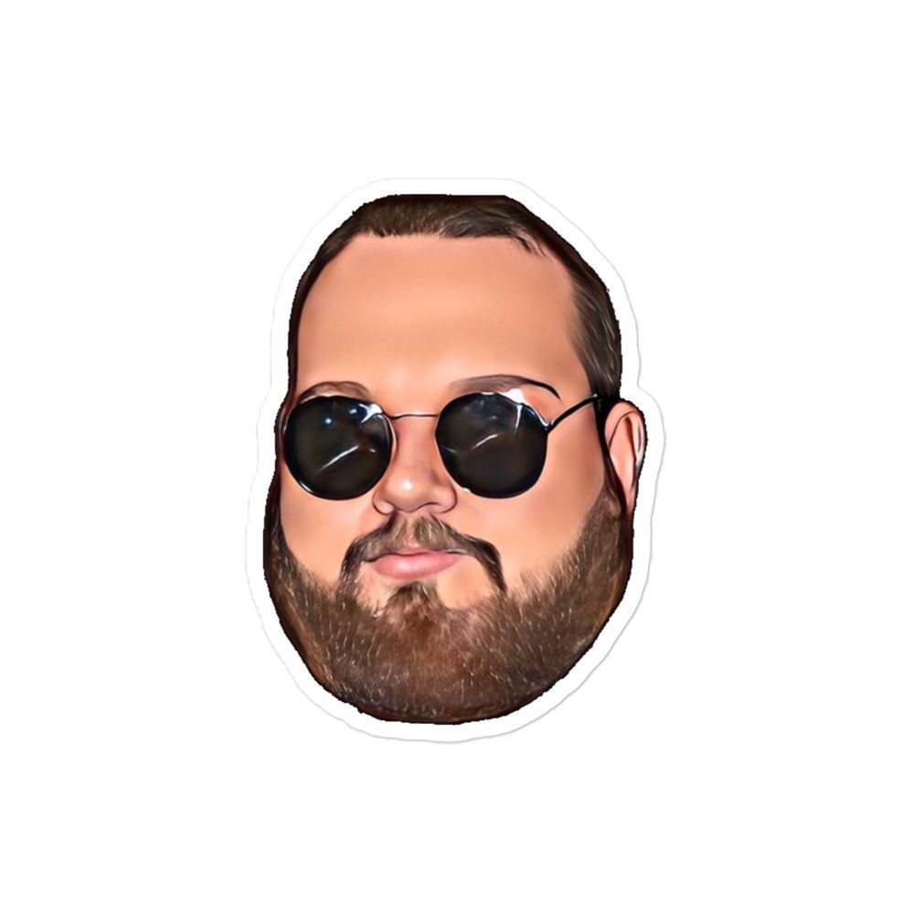 Big John G "Big John G Face" Bubble-free stickers