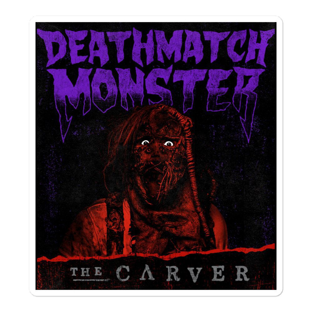 The Carver of Cutters Alley "Deathmatch Monster" Bubble-free stickers