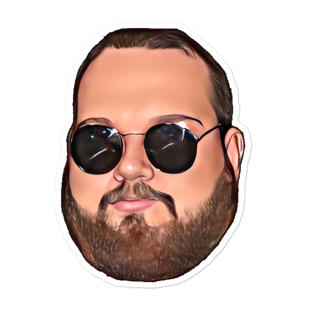 Big John G "Big John G Face" Bubble-free stickers