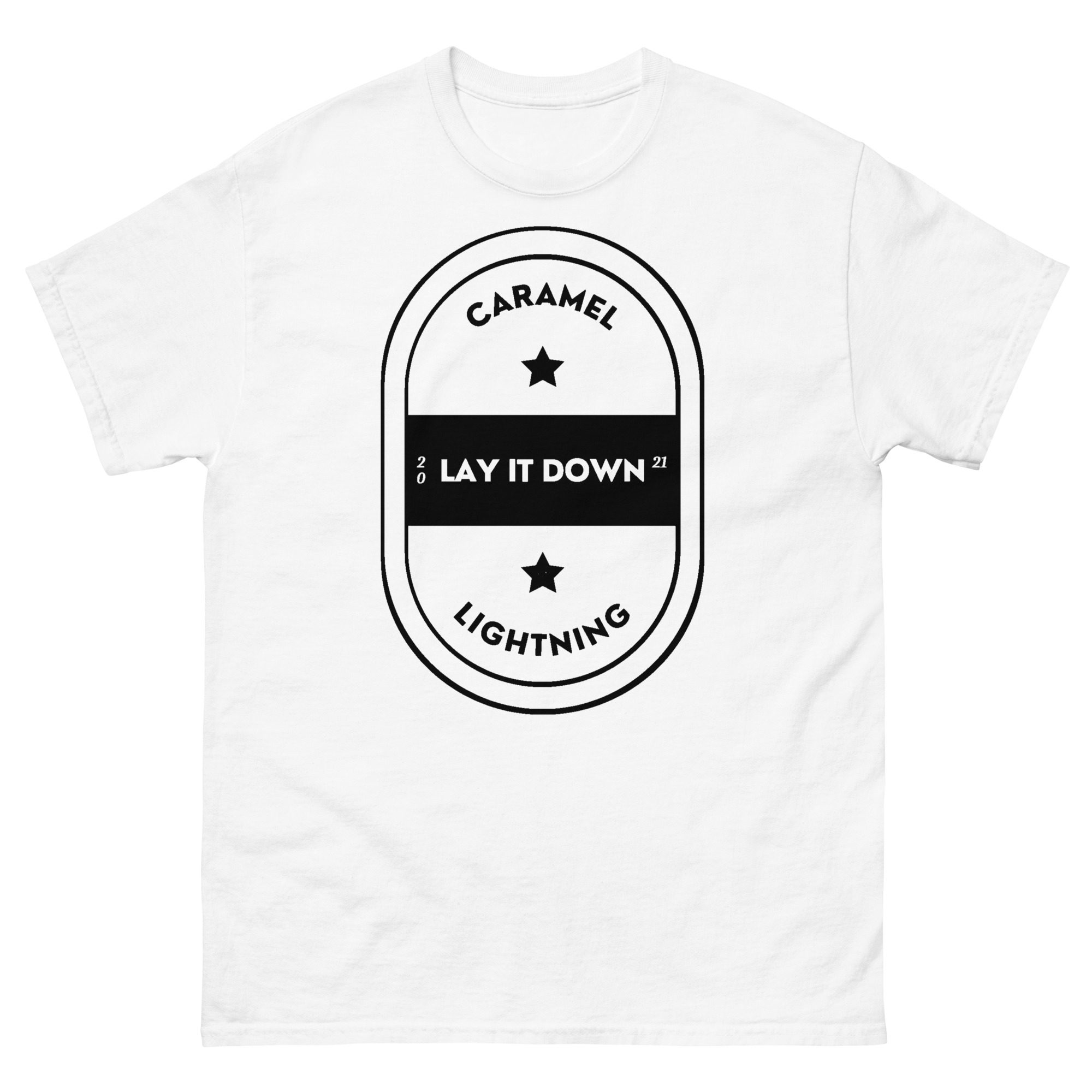 "Sweet" Caramel Lightning "Caramel Lightning Est." Short Sleeve Unisex t-shirt