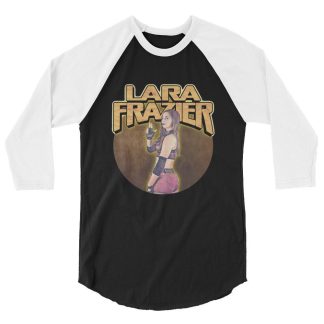 Lara Frazier "Lara Raider" 3/4 sleeve raglan shirt