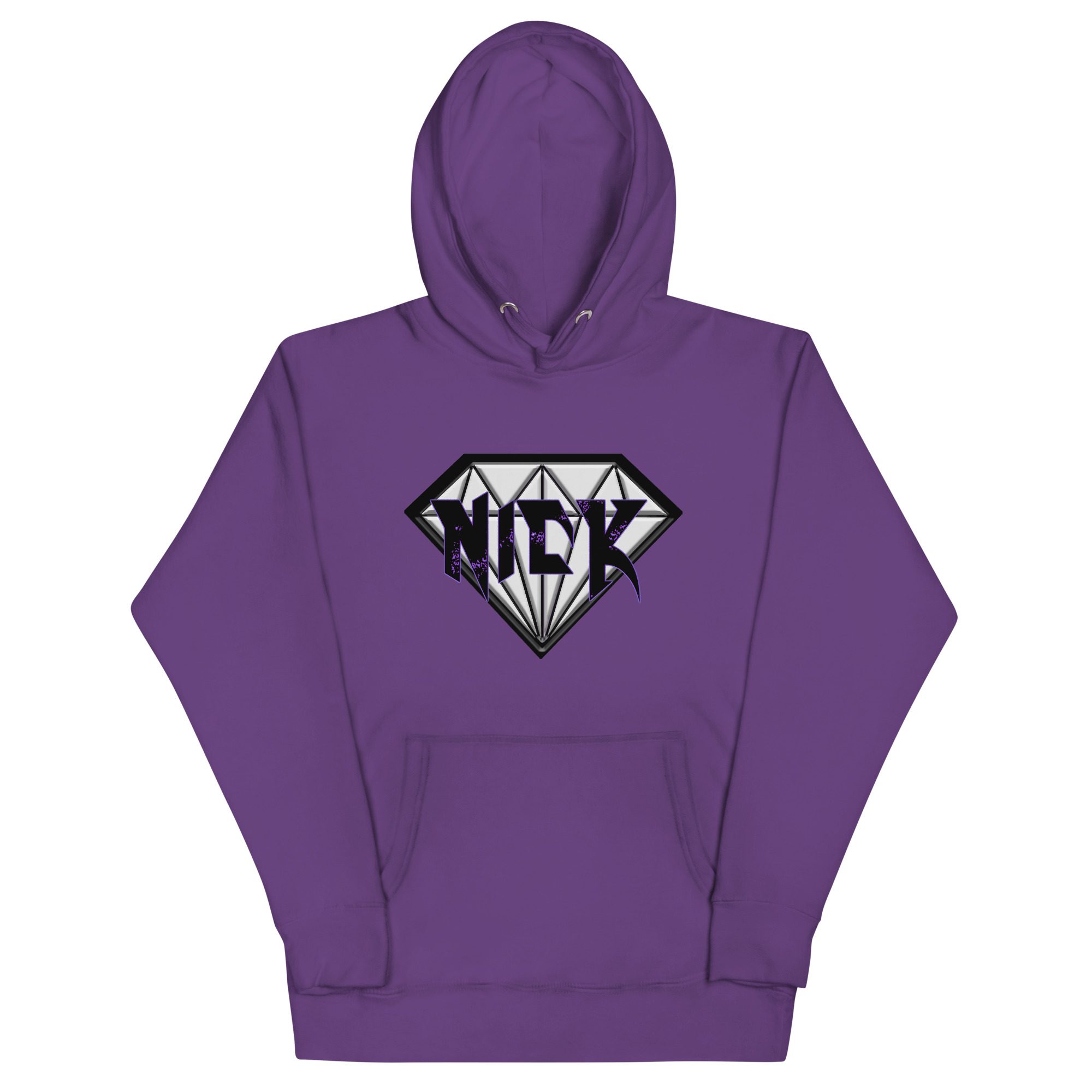 Nick Diamond "Purple Retro" Unisex Hoodie