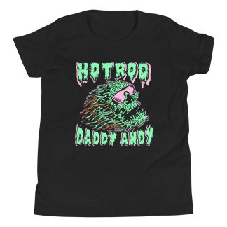 HOT ROD DADDY ANDY "LIQUID DEEEEEATH DADDY" Youth Short Sleeve T-Shirt