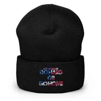 Jon Scrutch "Go Hard Or Go Home (U.S.A.)" Cuffed Beanie