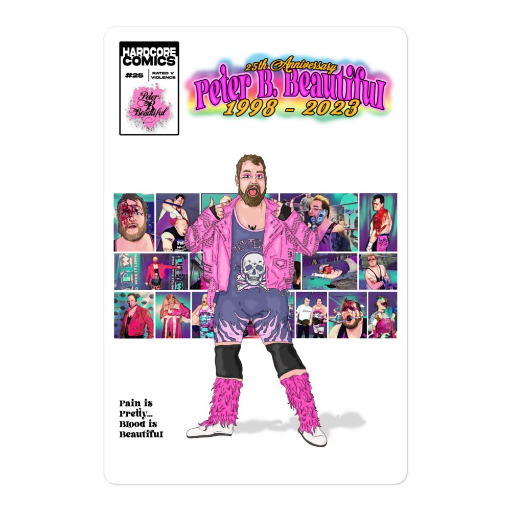 Peter B. Beautiful "25th Anniversary" Bubble-free stickers