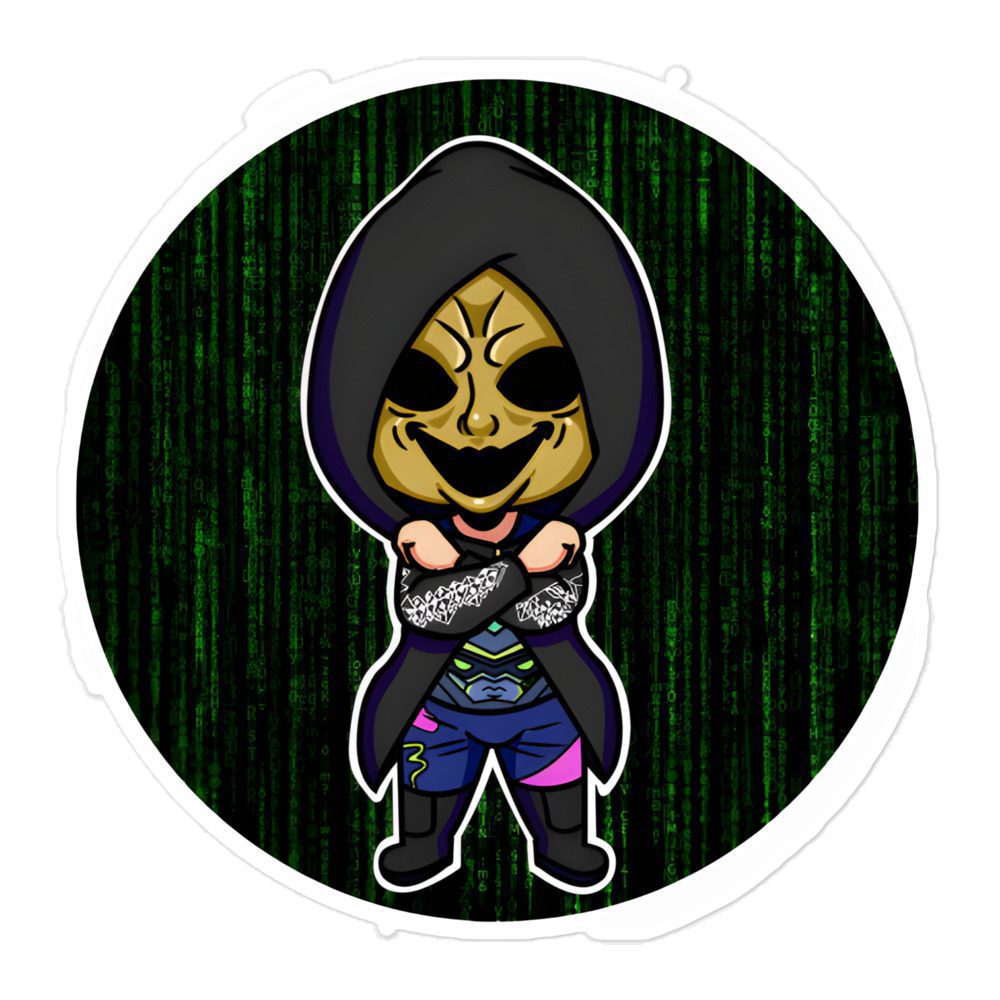 Bryan Aurora "Chibi-Samurai" Bubble-free stickers
