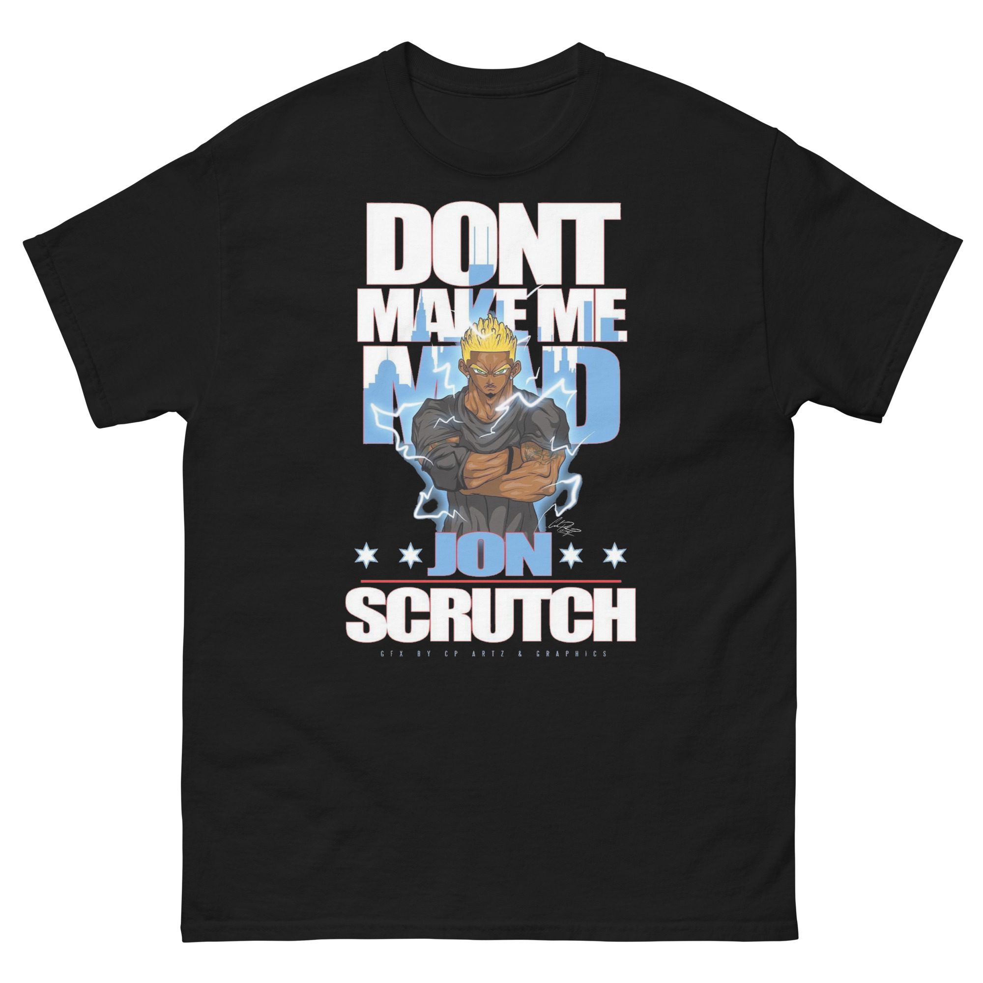 Jon Scrutch "Don’t Make Me Mad (DBZ)" Short Sleeve Unisex t-shirt