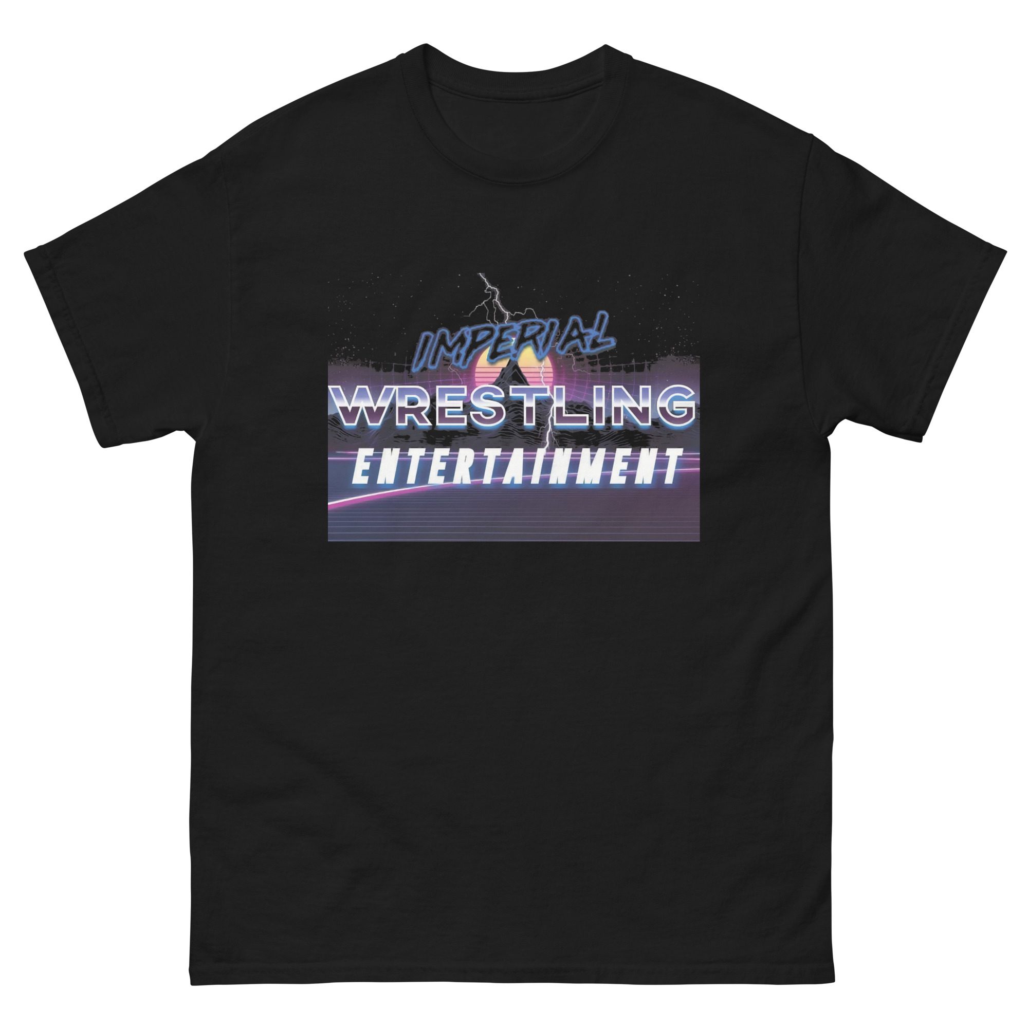Imperial Wrestling Entertainment "IWE Vaporwave Logo" Short Sleeve Unisex t-shirt