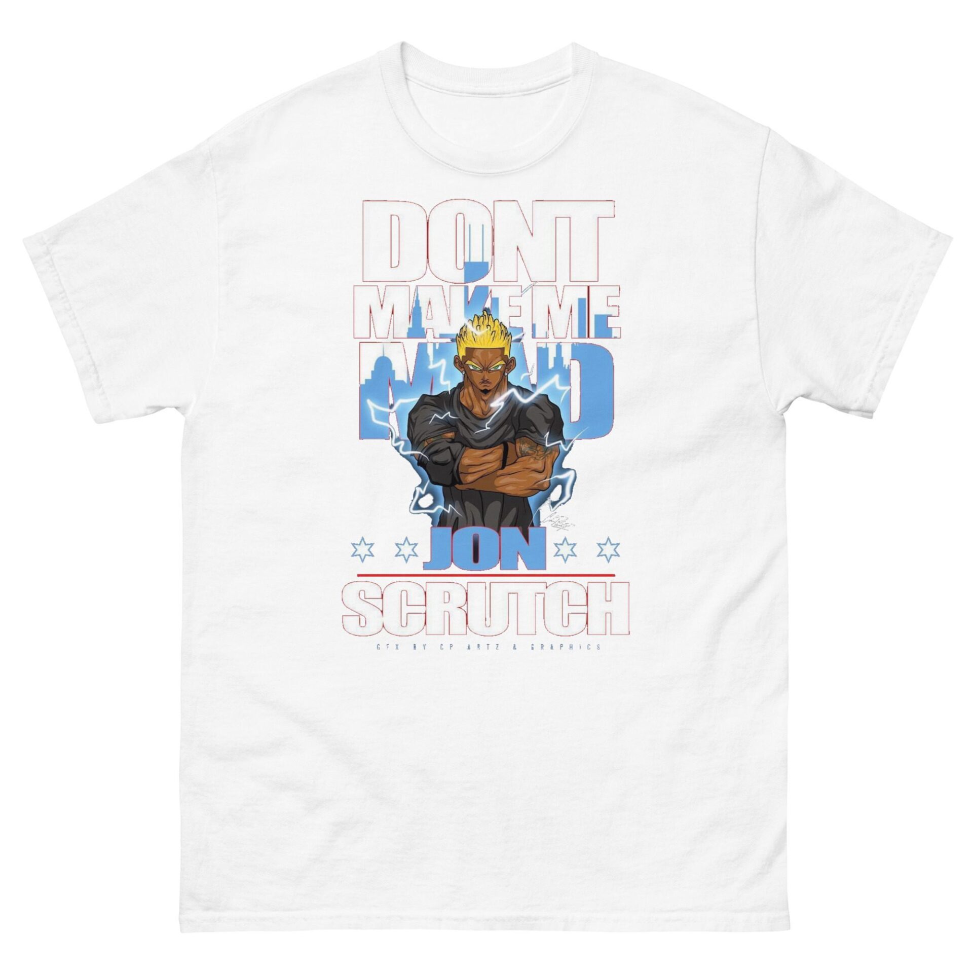 Jon Scrutch "Don’t Make Me Mad (DBZ)" Short Sleeve Unisex t-shirt