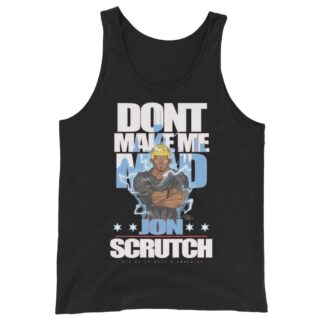 Jon Scrutch "Don’t Make Me Mad (DBZ)" Unisex Tank Top