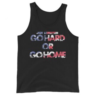 Jon Scrutch "Go Hard Or Go Home (U.S.A.)" Unisex Tank Top