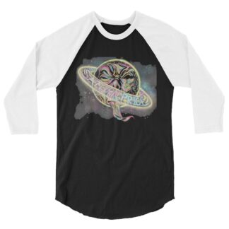 Saturn Price "Neo-Spacian Zombie Planet" 3/4 sleeve raglan shirt