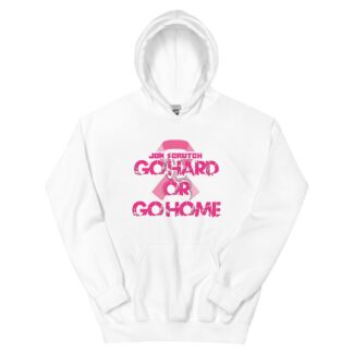 Jon Scrutch "Go Hard Or Go Home (Breast Cancer Awareness)" Unisex Hoodie