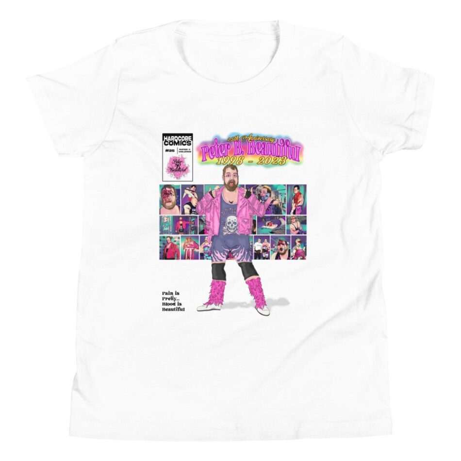 Peter B. Beautiful "25th Anniversary" Youth Short Sleeve T-Shirt