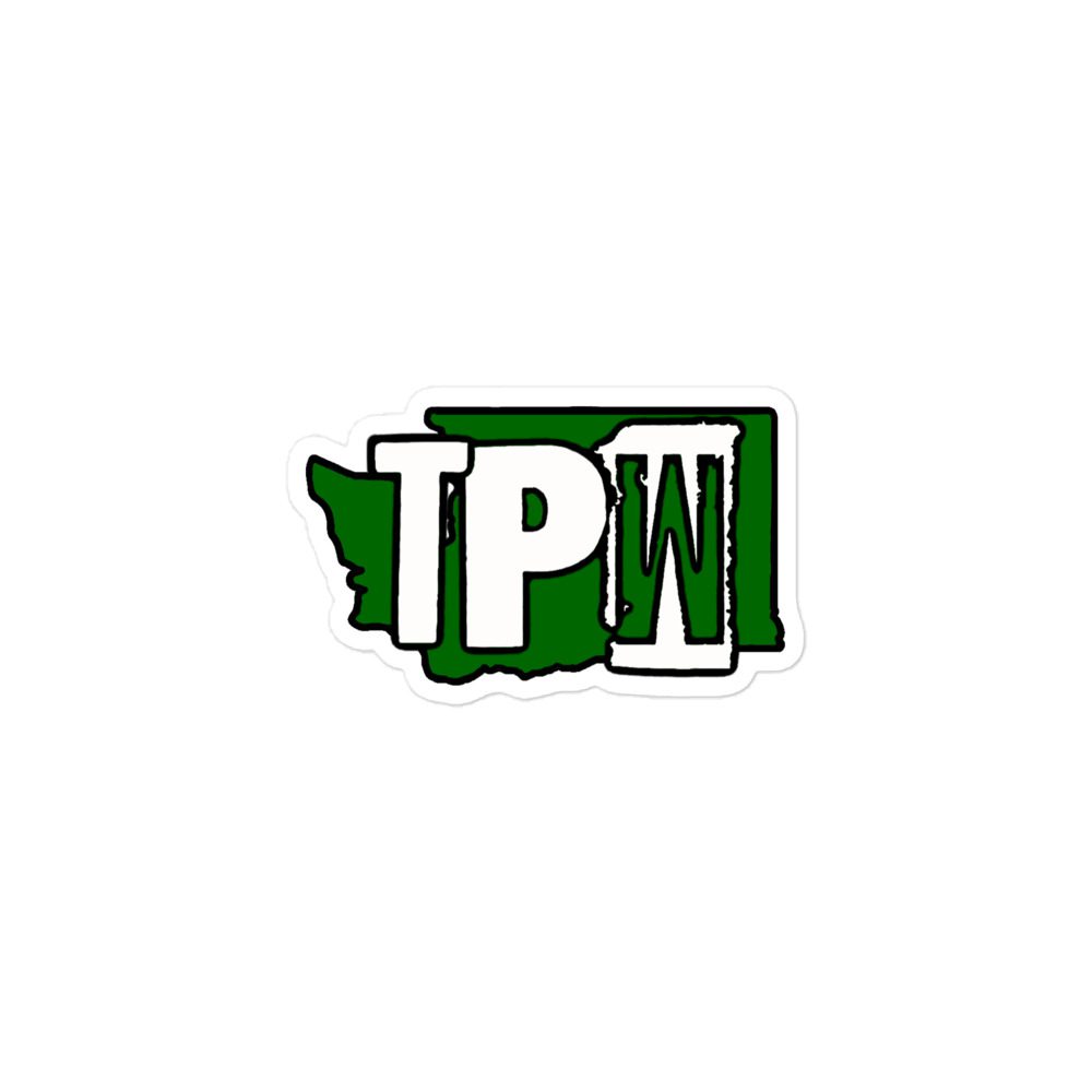 Timber Pro Wrestling "TPW State Logo" Bubble-free stickers