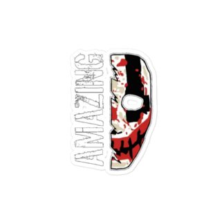 The Amazing Pooky "Amazing Mask" Bubble-free stickers