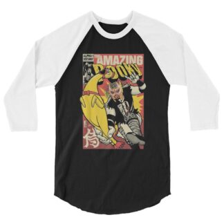 The Amazing Pooky "Ozawa Design" 3/4 sleeve raglan shirt
