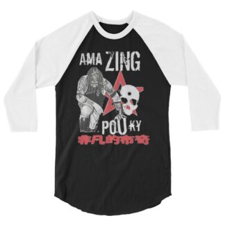 The Amazing Pooky "Amazing Pooky OG Design" 3/4 sleeve raglan shirt