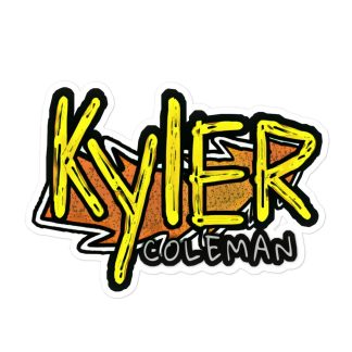 Kyler Coleman "Gold" Bubble-free stickers