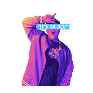 Gen Z "Supreme" Bubble-free stickers