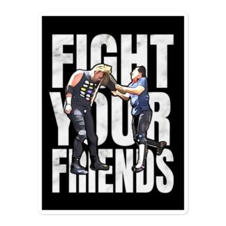 Kid Isaac "FIGHT YOUR FRIENDS - Last Kid Standing" Bubble-free stickers