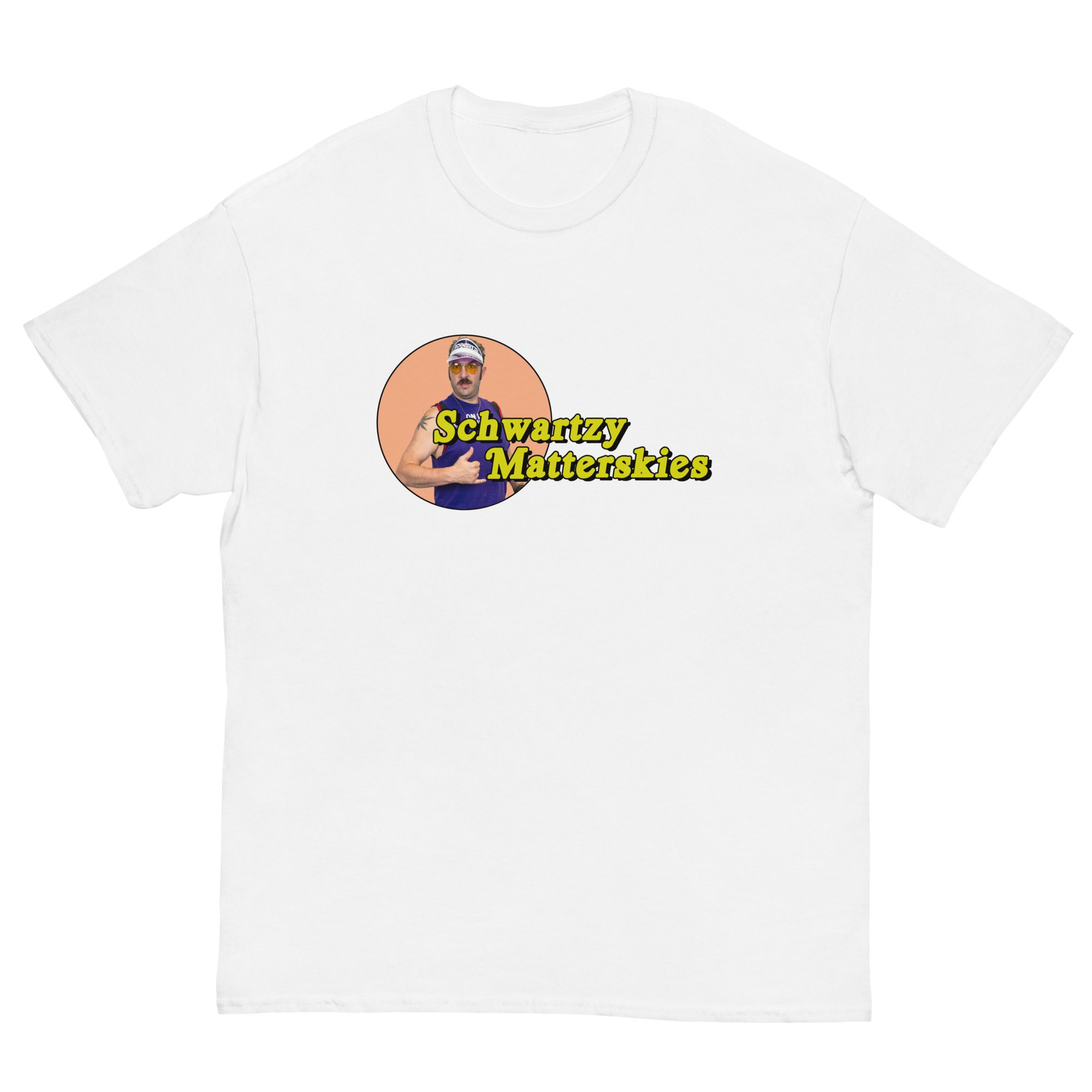 Schwartzy "Schwartzy Matterskies" Short Sleeve Unisex t-shirt